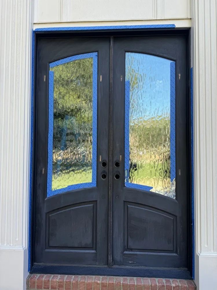 Double patio doors