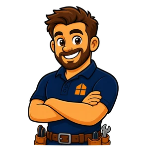 Everything Knoxville Handyman mascot