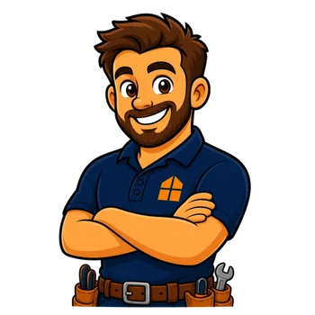 Everything Knoxville Handyman mascot
