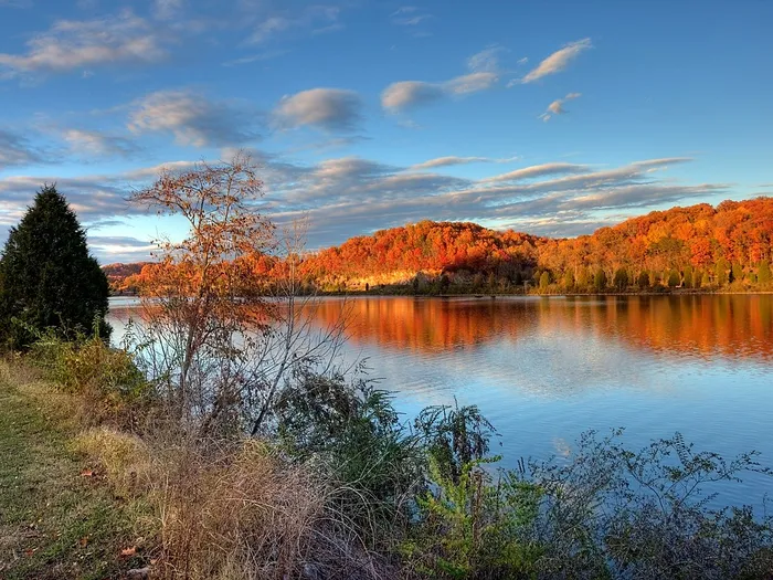 Autumn along Melton Lake in Oak Ridge