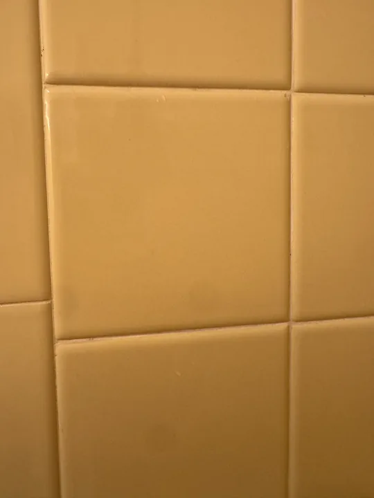 Existing shower wall tile surface